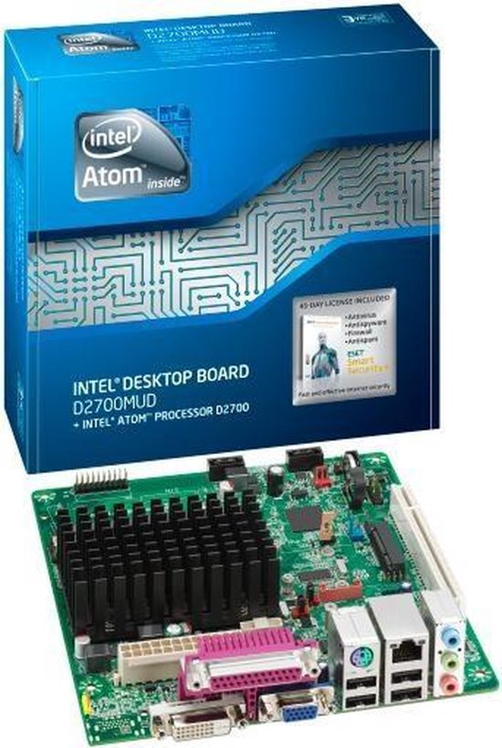 Intel BOXD2700MUD moederbord Intel® NM10 Express NA (geïntegreerde CPU) mini ITX - Intel