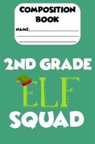 Composition Book 2nd Grade Elf Squad