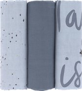 Lässig Swaddle & Burp Blanket 85x85cm more magic seal 3 stuks
