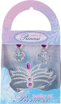 Free And Easy Prinsessenset 3-delig Roze/zilver