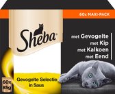 Sheba Pouch in saus Gevogelte 60*85g 1x1