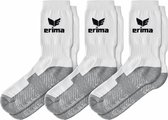 Chaussettes Erima Sports - Taille 35-38 - Unisexe - blanc / noir / gris