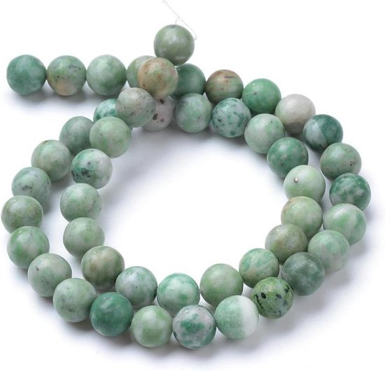 Grote ronde kralen mashan jade 10mm paars (per stuk) | FRIS! Kralen en Sieraden