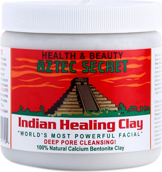 Aztec Secret Indian Healing Clay Gezichtsmasker - 454 g - 100% Natuurlijke Betonine Clay - New Formula