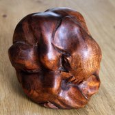 Yogiman - Orang Malu - 25cm - Hout - Gratis Verzending