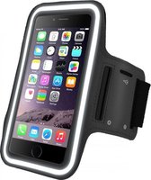 DrPhone X1 - Brassard de sport réfléchissant - Bande de course Premium pour tous les Sport - Résistant à l' eau - Confortable - Réglable - Bouchons d'oreilles - Clé - Convient pour iPhone 11 Pro / iPhone 11