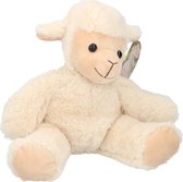 Pluche schaap/lammetje knuffel 25 cm - Boerderijdieren schapen knuffels - Speelgoed voor kinderen