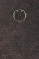 Monogram  P  Notebook