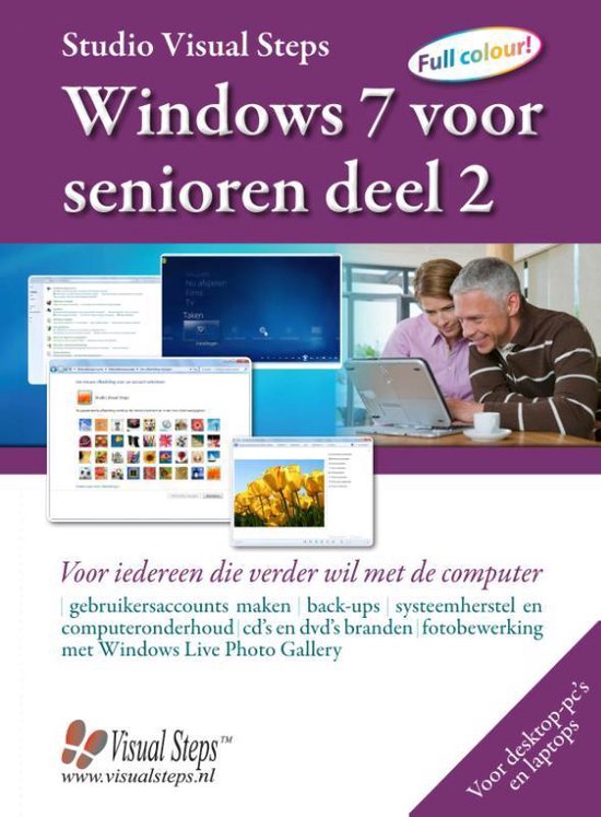 Cover van het boek 'Windows 7 voor senioren / deel 2' van Studio Visual Steps