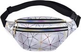 Heuptasje dames -  Fanny pack dames - Heuptas - Festival - Zilver