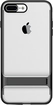 Rock Royce Active Stand Series Cover Transparant Zwart iPhone 7 / 8