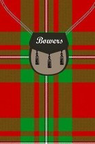 Bowers Clan Tartan Journal/Notebook
