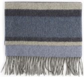 Wollen Sjaal - Zachte blauwe sjaal - Warme wintersjaal
