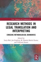 Law, Language and Communication- Research Methods in Legal Translation and Interpreting
