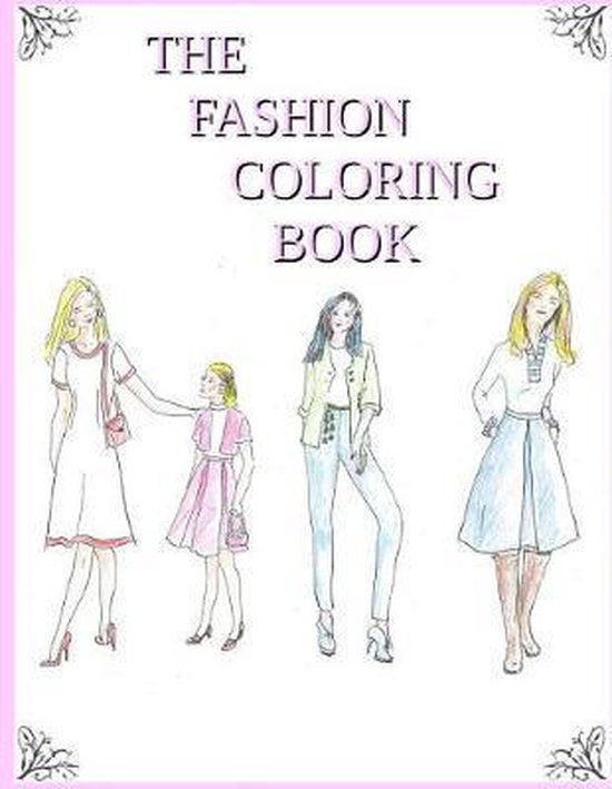 The Fashion Coloring Book - cover