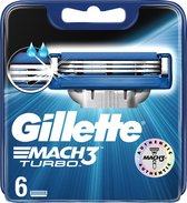 Gillette Mach3 Turbo Razor Blades 6pcs