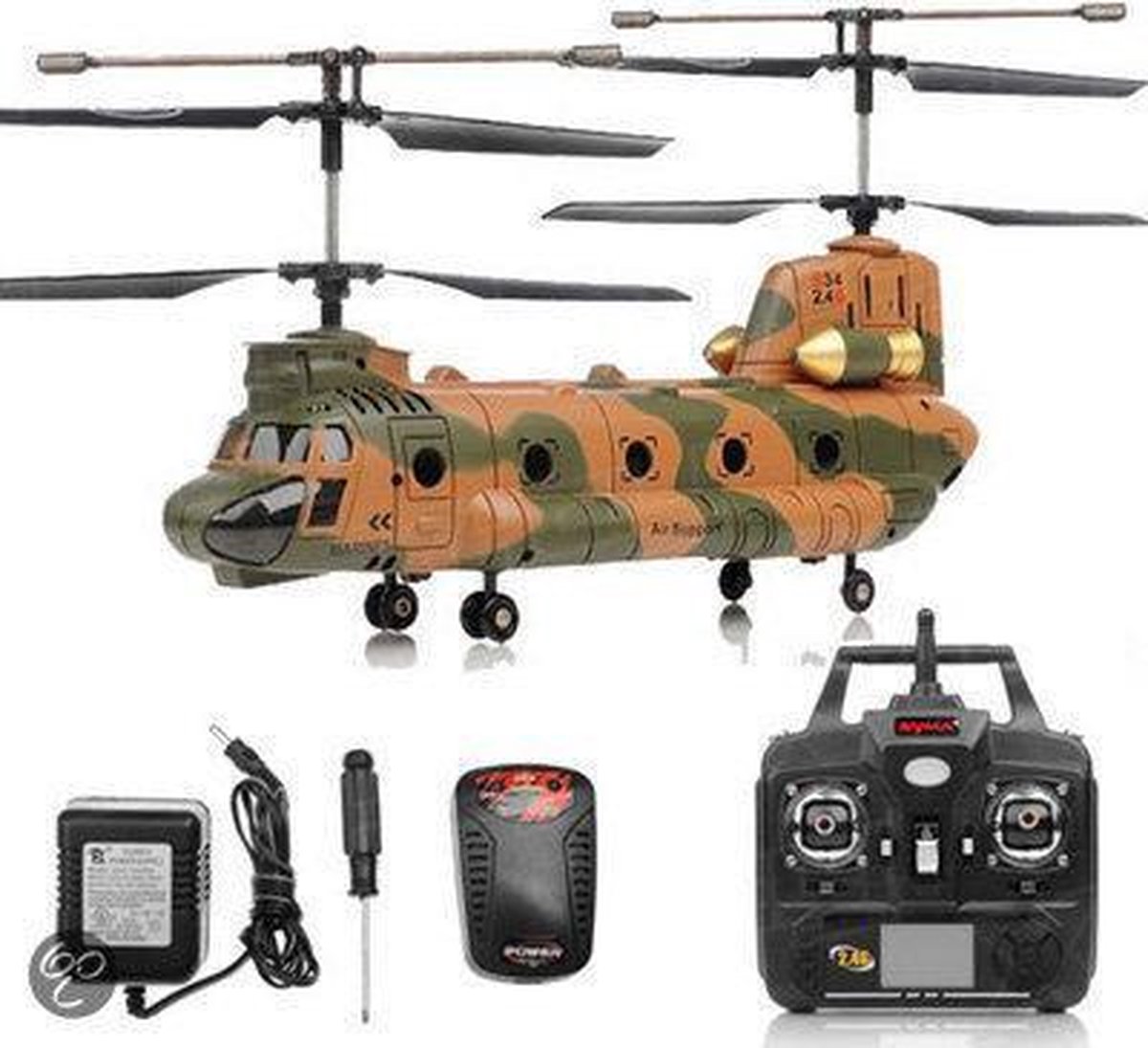 Radiografische helikopter Chinook (3-kanaals) - Middelgroot model - Lengte  46 cm. | bol.com
