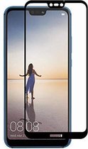 2 Pack Geschikt Voor: Huawei P20 Lite Screenprotector Glazen Gehard Full Cover Volledig Beeld Tempered Glass