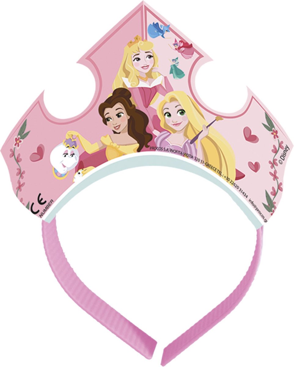 PROCOS - 4 Disney Princesses tiara's - Accessoires > Haar accessoire