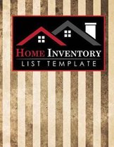 Home Inventory List Template