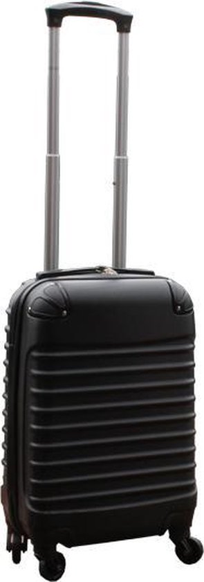 Handbagage koffer met wielen 27 liter - lichtgewicht - cijferslot - zwart