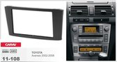 2-DIN TOYOTA Avensis 2002-2008 panneau d'installation Audiovolt 11-108