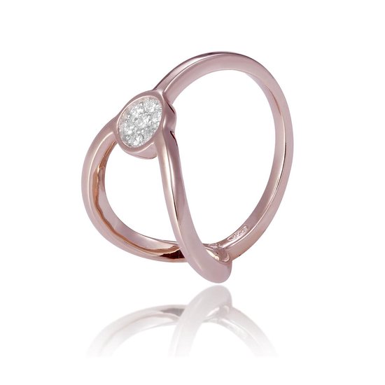 Orphelia - Ring - Zilver 925 Rosé - Zirkonia