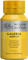Winsor & Newton Galeria Acryl 500ml Transp Yellow