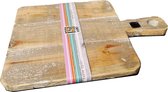 Houten snijplank op voet | vierkante houten snijplank| GerichteKeuze