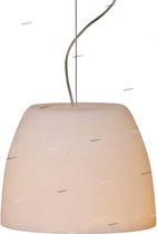 LUCIDE Margot Hanglamp Glassatijn Wit H 17 cm B 22 cm