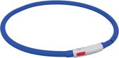 Halsband lichtgevend USB royal blauw (70X1CM)- Trixie