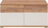 Germania Schoenenkast Topix - L96 x B40 x H51 cm - Wit - Eiken