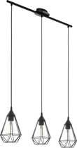 EGLO Tarbes Hanglamp - E27 - 79 cm - Zwart