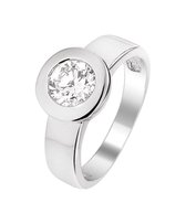 The Jewelry Collection Ring Zirkonia - Zilver