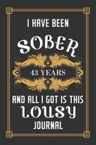 43 Years Sober Journal