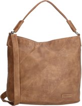 Enrico Benetti Hand & Schoudertas Buidel Tas Camel Bruin Trendy Handig Formaat