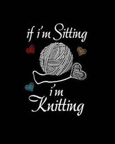 If I'm Sitting I'm Knitting