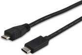 Equip USB 2.0 kabel MicroB->C M/M 1,0 m Type C Polybag