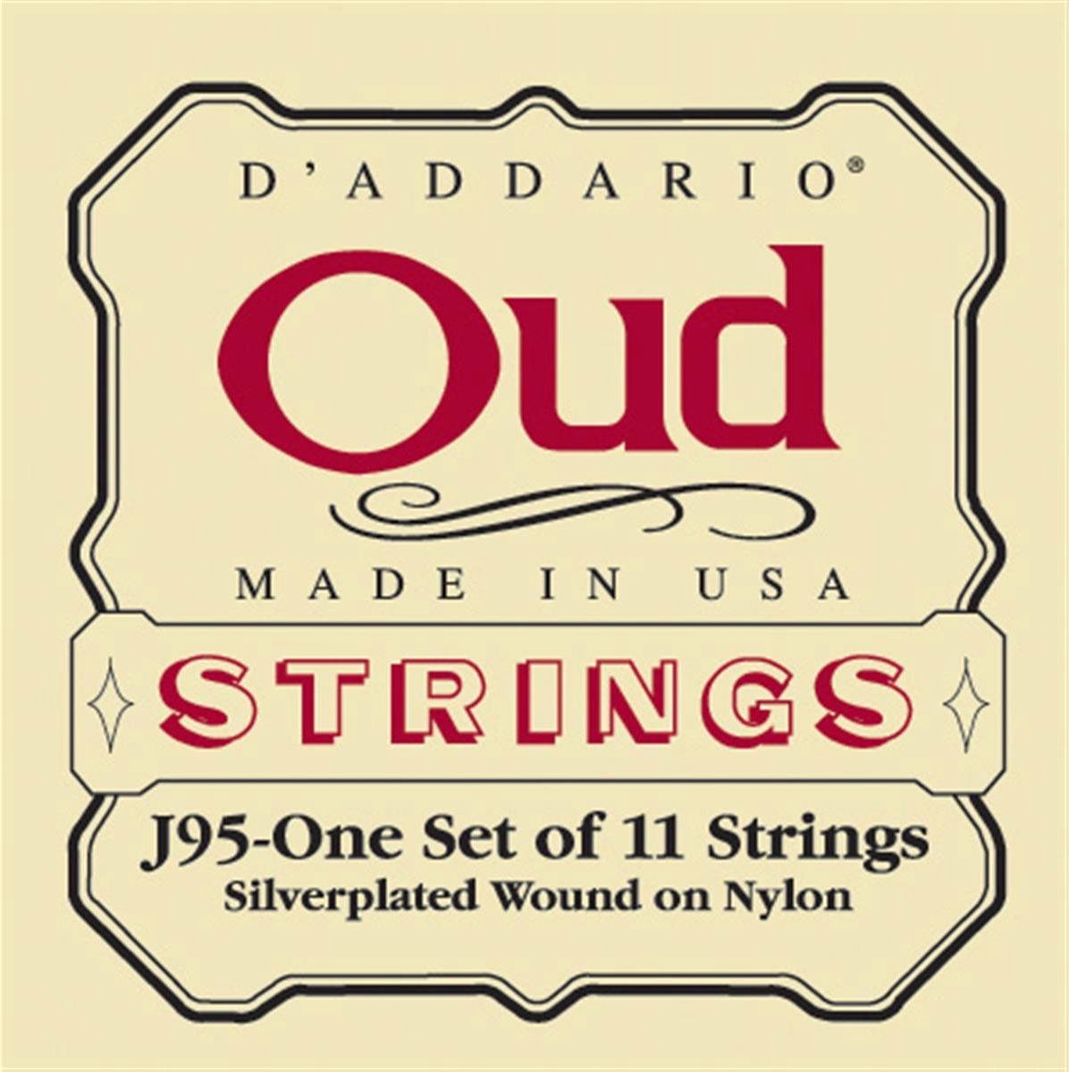 D'Addario J95 11 String Oud snaar voor traditioneel instrument