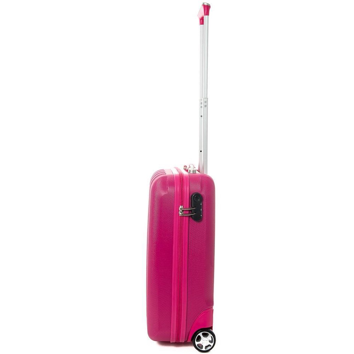Line handbagagekoffer - lichtgewicht trolley - roze bol.com