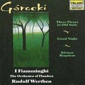 Gorecki: Three Pieces in Old Style, etc / Rudolf Werthen