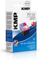 KMP H136 3ml Cyaan, Magenta 165pagina's inktcartridge