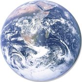 Grande assiette de décoration terre / globe 66 cm - Décoration murale ronde / décoration murale - Globe / globe photo impression