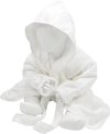 ARTG® Babiezz - Baby Badjas met Capuchon -  Wit - Maat  68-74