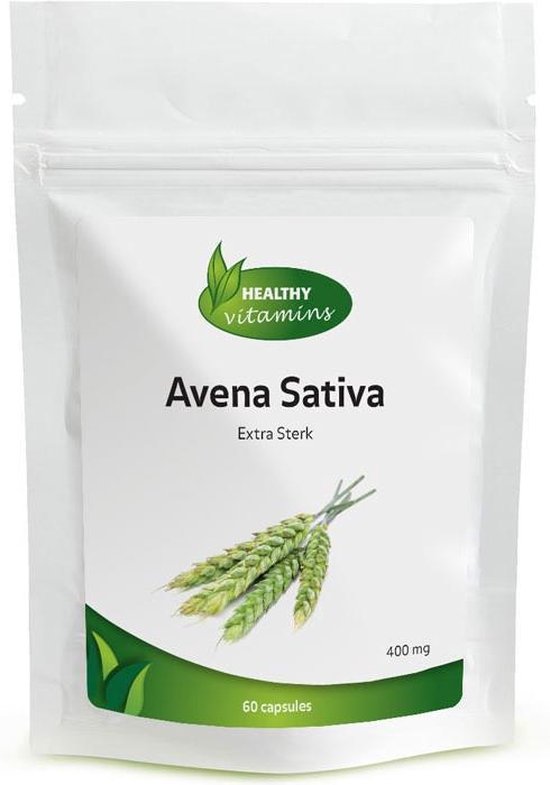 Healthy Vitamins Avena Sativa Extract 60 Capsules 400 mg