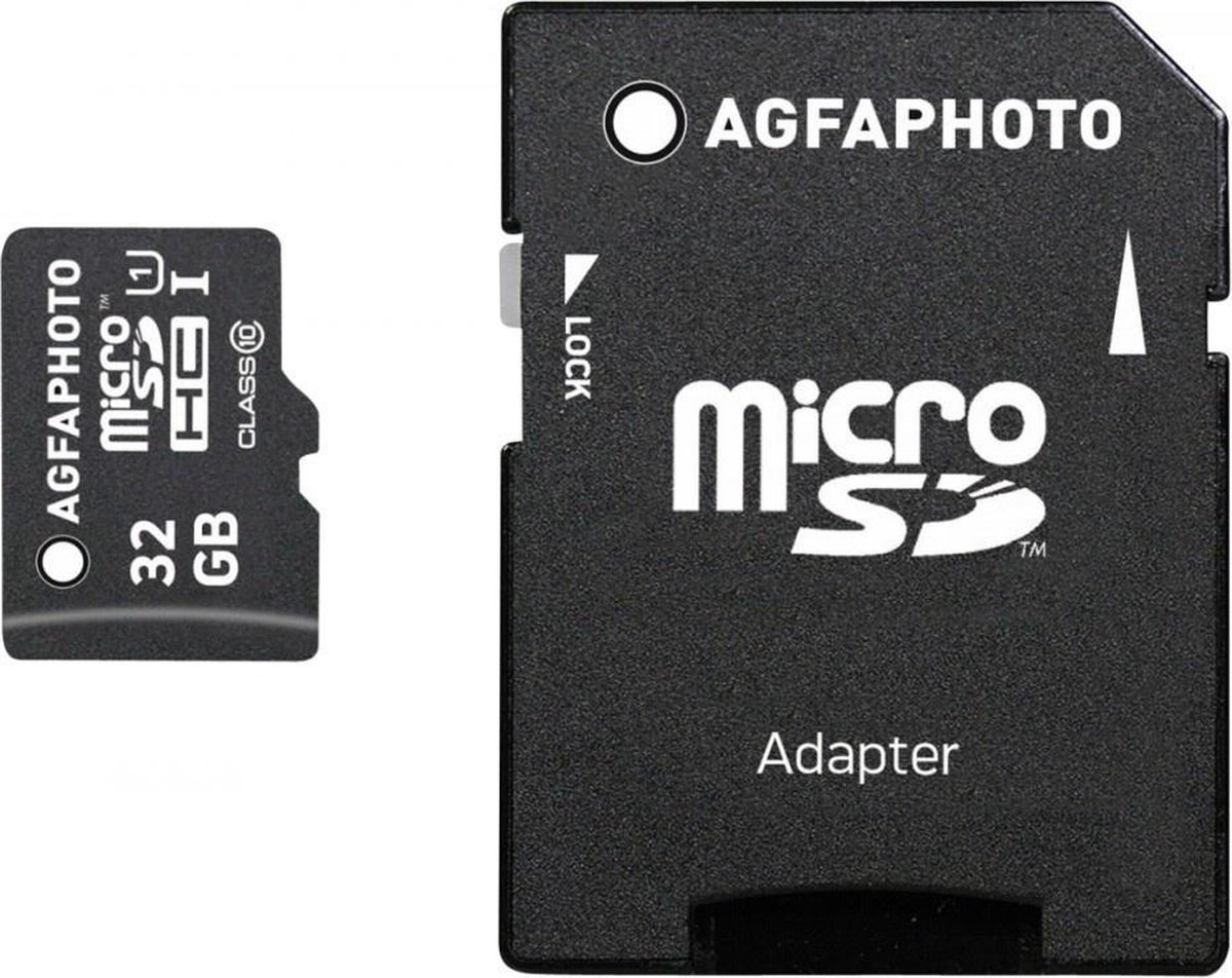 AgfaPhoto 32GB Micro SDHC Class 10 32GB Micro SDHC Class 10 flashgeheugen