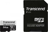 Transcend TS64GUSD330S 330S [64 GB, MicroSDXC, U3, V30, A2, 100/ 60MB/s]