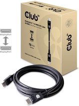 club3D CAC-1060 DisplayPort-kabel DisplayPort Aansluitkabel DisplayPort-stekker, DisplayPort-stekker 3.00 m Zilver Ultr