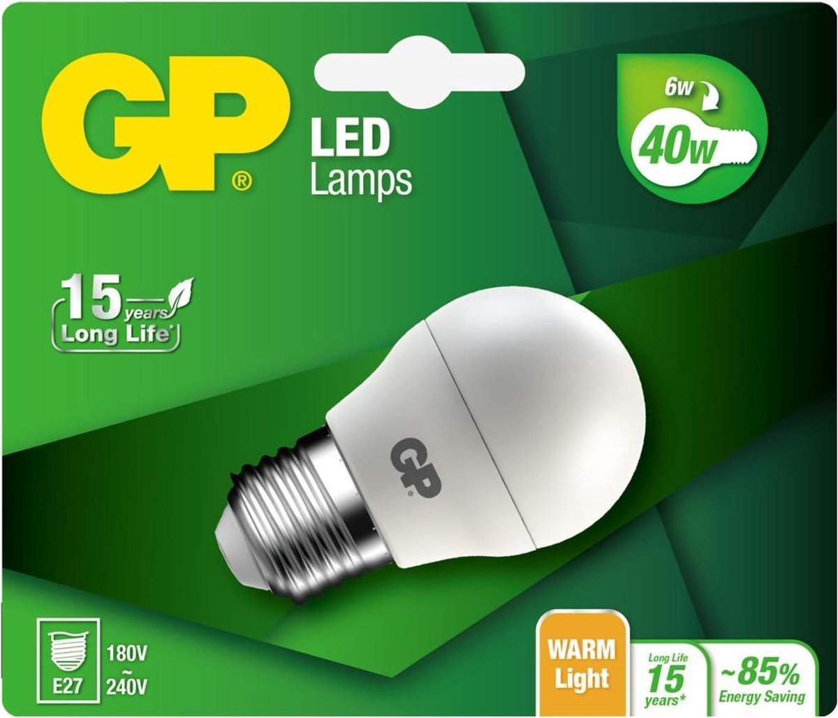 GP Lighting Gp Led Mini Globe Bl 6w E27