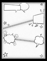 Blank Comic Book Notebook